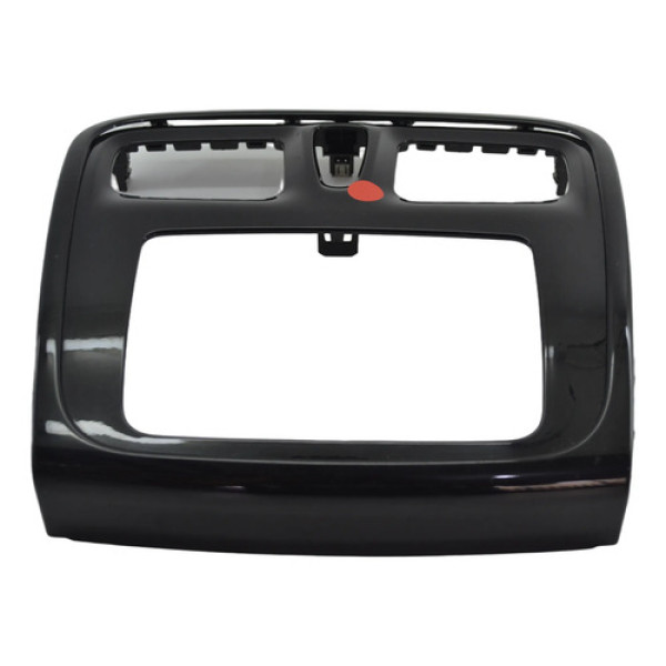 Moldura Radio Central Painel Sandero 2018 2019 Original Preto