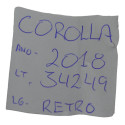Espelho Retrovisor Interno Corolla 2018 Original