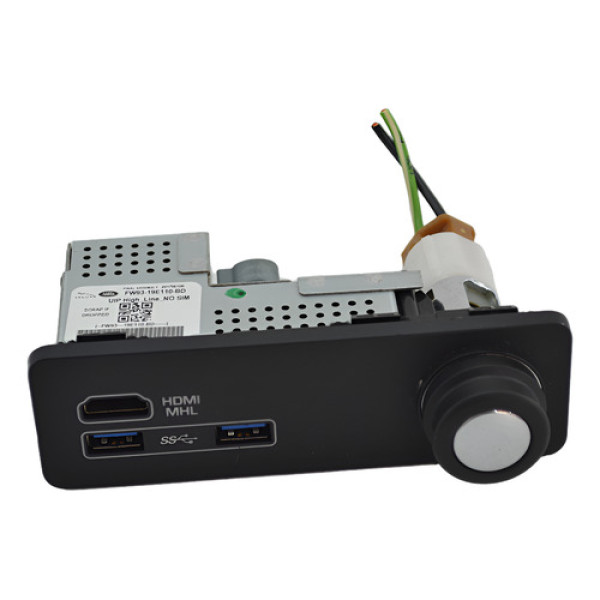 Moldura Tomada 12v Usb Hdmi Range Rover Sport 2017 Original Preto