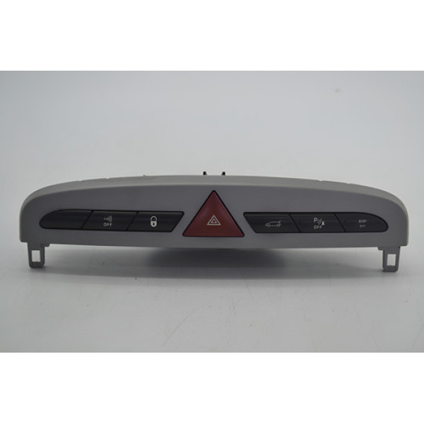 Botão Pisca Alerta Trava Porta Malas Peugeot 408 2011 Orig Cinza
