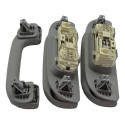 Kit 3 Puxador Alça Teto Pqp Fiat Toro 2022 Original
