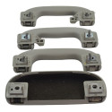 Kit 3 Puxador Alça Teto Pqp Porta Oculos Cruze 2013 Origina Cinza