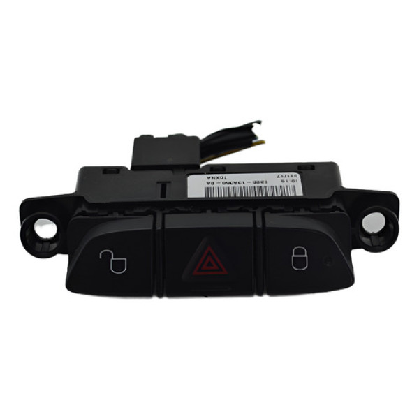 Botão Trava Destrava Pisca Alerta Ford Ka+ 2018 Original Preto