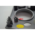 Moldura Central Painel Ford Fiesta 2013 Original C/detalhes