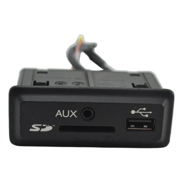 Entrada Conector Usb Auxiliar Console Fluence 2017 Original Preto