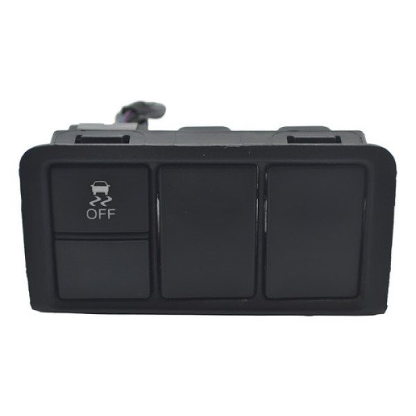 Moldura Botão Off Comando Tração Honda Civic 2017 Original - Preto