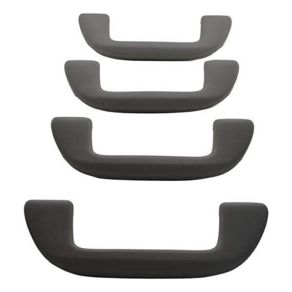 Kit Com 4 Puxador Alça Teto Pqp Honda Hr-v 2021 Original Cinza