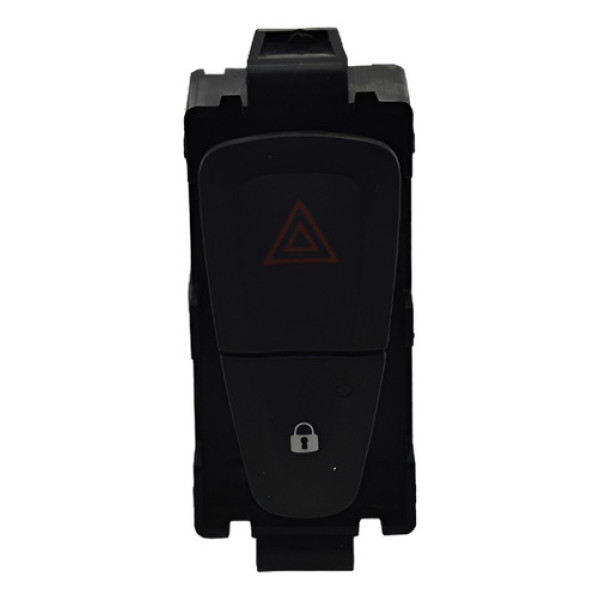 Botão Pisca Alerta Trava Destrava Sandero 2020 Logan Origina - Preto