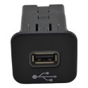 Entrada Conector Usb Console Fiat Argo 2020 Cronos Original - Preto