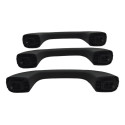 Kit 3 Puxador Alça Teto Pqp Sandero 2020 Logan Original Preto