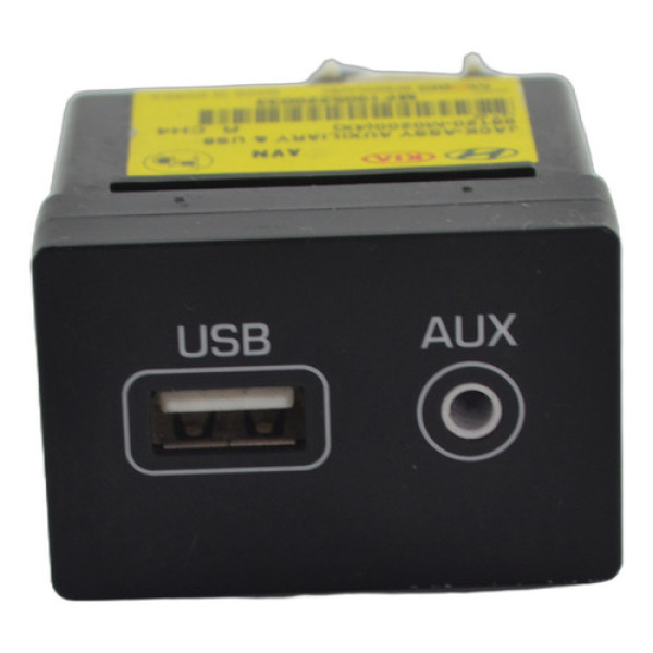 Entrada Conector Usb Auxiliar Console Creta 2020 Original Preto