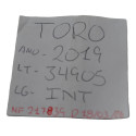 Botão Comando Luz Iluminação Caçamba Toro 2019 Origina Cinza