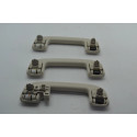 Kit 3 Apoio Puxador Alça Teto Pqp Corolla Xei 2023 Original Cinza