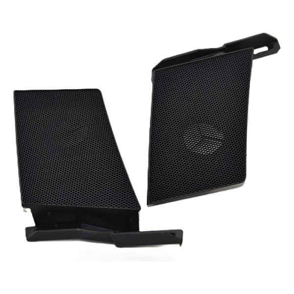 Par Tela Alto Falante Painel Toyota Yaris Xl 2019 Original Preto