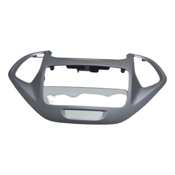 Moldura Rádio Painel Central Ford Ka 2019 Original Prateado