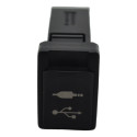 Entrada Conector Usb Auxiliar Console Corolla 2019 Original Preto
