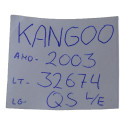 Quebra Sol Lado Esquerdo Renault Kangoo 2003 Original