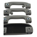 Kit 3 Puxador Alça Teto Pqp Porta Oculos Cruze 2013 Origin Cinza
