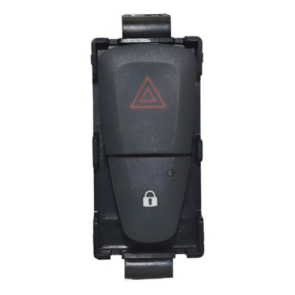 Botão Pisca Alerta Trava Destrava Sandero 2019 Original - Preto