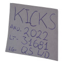 Quebra Sol Lado Direito Passageiro Kicks 2022 Original