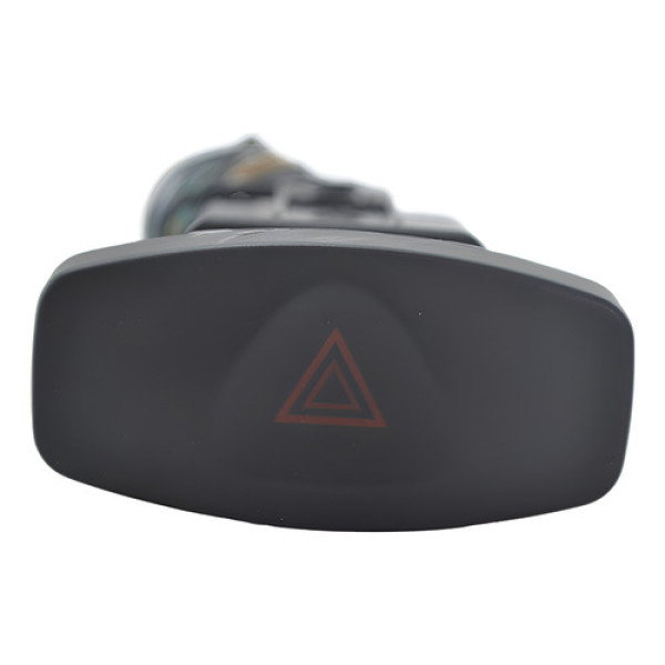 Botão Pisca Alerta Painel Renault Sandero 2014 Original - Preto