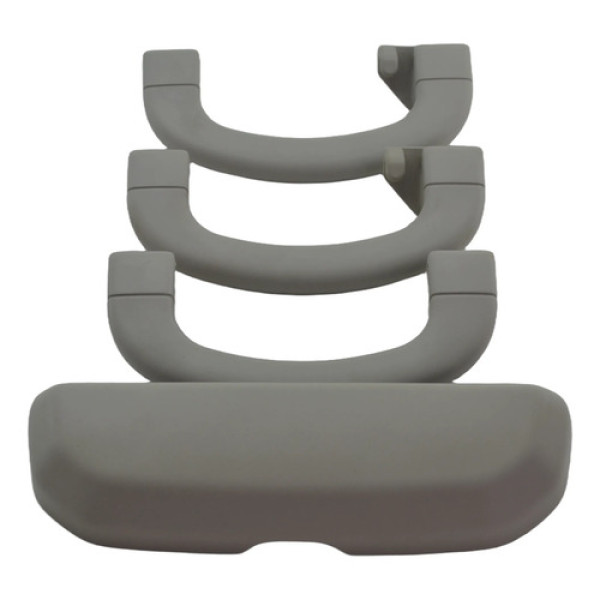 Kit 3 Puxador Alça Teto Pqp Porta Oculos Argo 2019 Original Cinza