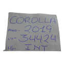 Entrada Conector Usb Auxiliar Console Corolla 2019 Original Preto