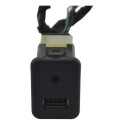 Entrada Conector Usb Auxiliar Console S10 Original Preto