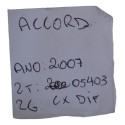 Difusor Lateral Esquerdo Painel Honda Accord 2007 Original