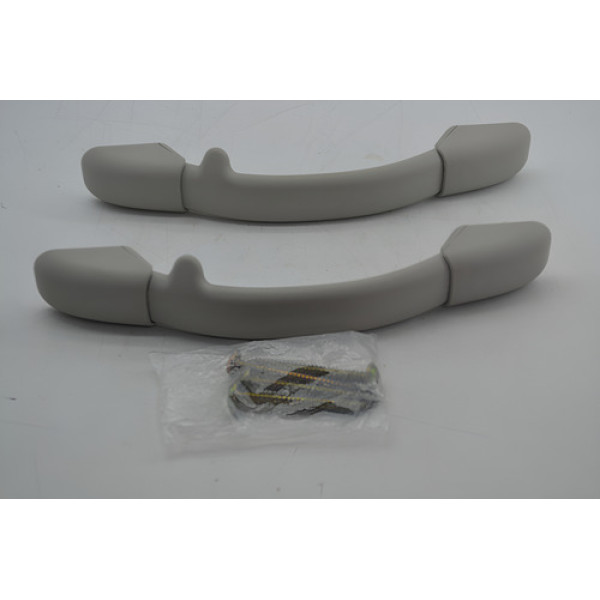 Par Puxador Alça Teto Pqp Citroen C3 2008 Original Cinza