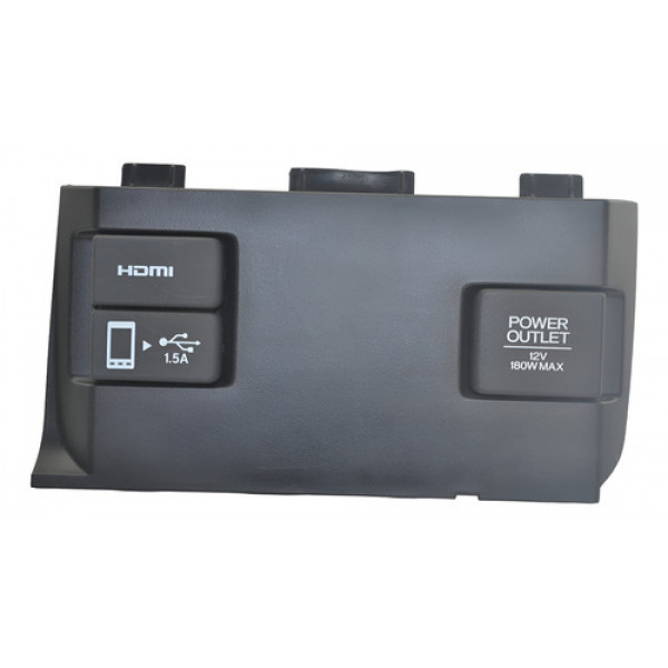 Moldura Com Tomada 12v Usb Hdmi Honda Civic 2020 Original