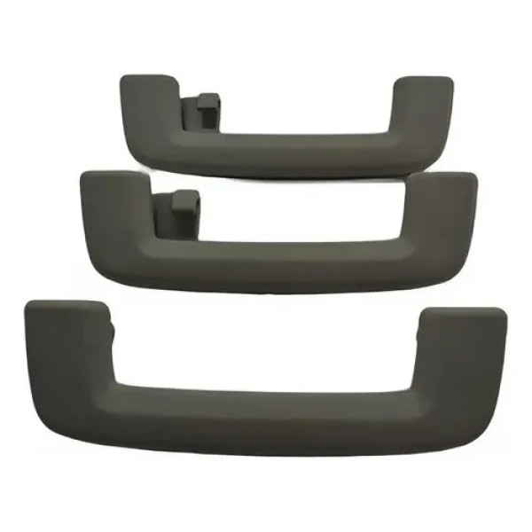 Kit 3 Apoio Puxador Alça Teto Pqp Ford Focus 2011 Original Cinza