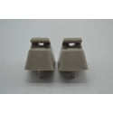 Par Presilha Suporte Quebra Sol Gm Corsa 2000 Original