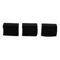 Kit 3 Botão Cego Falso Volkswagen Amarok 2021 Original Preto