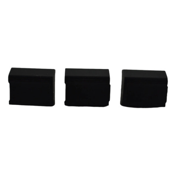 Kit 3 Botão Cego Falso Volkswagen Amarok 2021 Original Preto