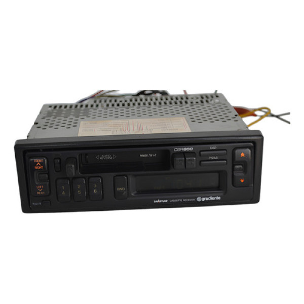 Radio Som Aparelho Toca Fitas Auto Reverse Gradiente Csr800