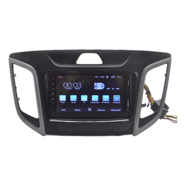 Radio Aprelho Som Multimidia C/moldura Hyundai Creta 2019