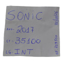 Entrada Conector Usb Console Gm Sonic 2017 Original Preto