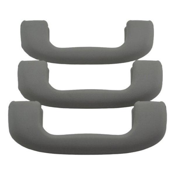 Kit 3 Puxador Alça Pqp Teto Porta Oculos Tracker 2021 Origin Cinza