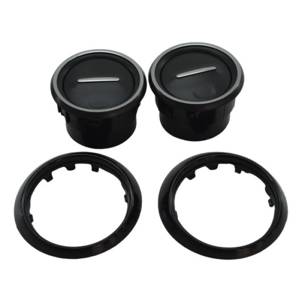 Par Difusor Ar C/aro Lateral Painel Captur 2018 Original