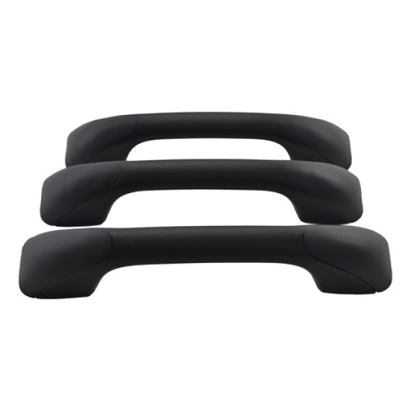 Kit 3 Puxador Alça Teto Pqp Duster 2013 Sandero Original Preto