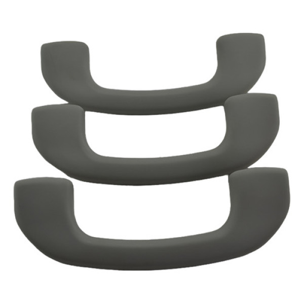 Kit 3 Puxador Alça Teto Pqp Suzuki Sx4 2012 Original Cinza