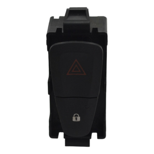 Botão Pisca Alerta Trava Destrava Sandero 2018 Logan Origina Preto