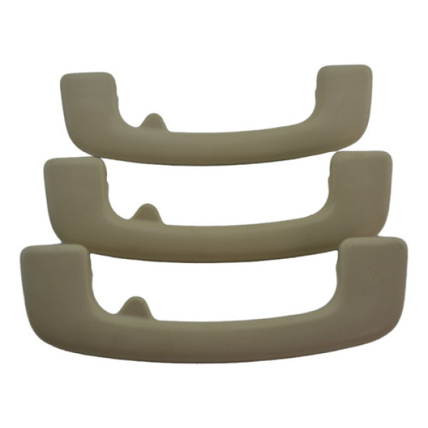 Kit Com 3 Puxador Alça Teto Pqp Citroen C4 Pallas 2010 Origi Creme