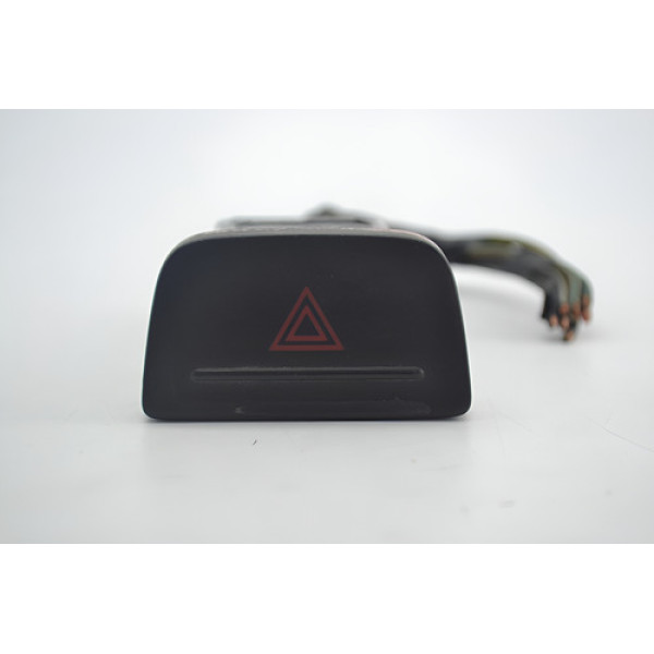 Botão Pisca Alerta Painel Volkswagen Voyage Original - Preto