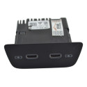 Entrada Dupla Conector Usb Tipo C Vw Polo 2023 Nivus Origina
