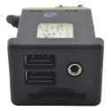 Entrada Conector Usb Auxiliar Chevrolet Corvette 2014 Origin - Preto