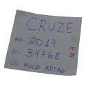 Moldura Retrovisor Interno Gm Cruze 2014 Original