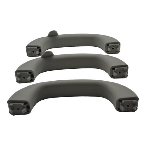 Kit 3 Puxador Alça Teto Pqp Ka 2016 Original Cinza