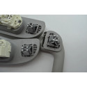 Kit 3 Puxador Alça Teto Pqp C/iluminação Compass 2022 Origin Cinza